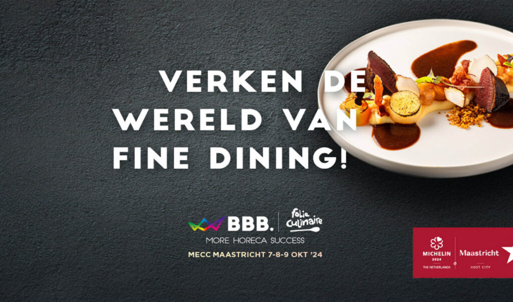 Van 7 tot en met 9 oktober 2024 vindt de Folie Culinaire beurs plaats in het MECC Maastricht.